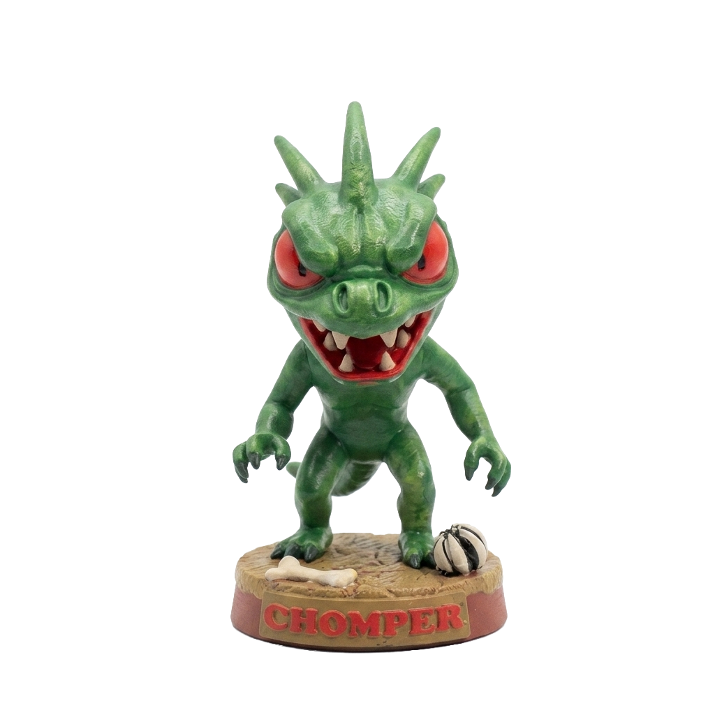 Chomper – Cryptid Bobblehead Collectible | Frozen Nebula 3D
