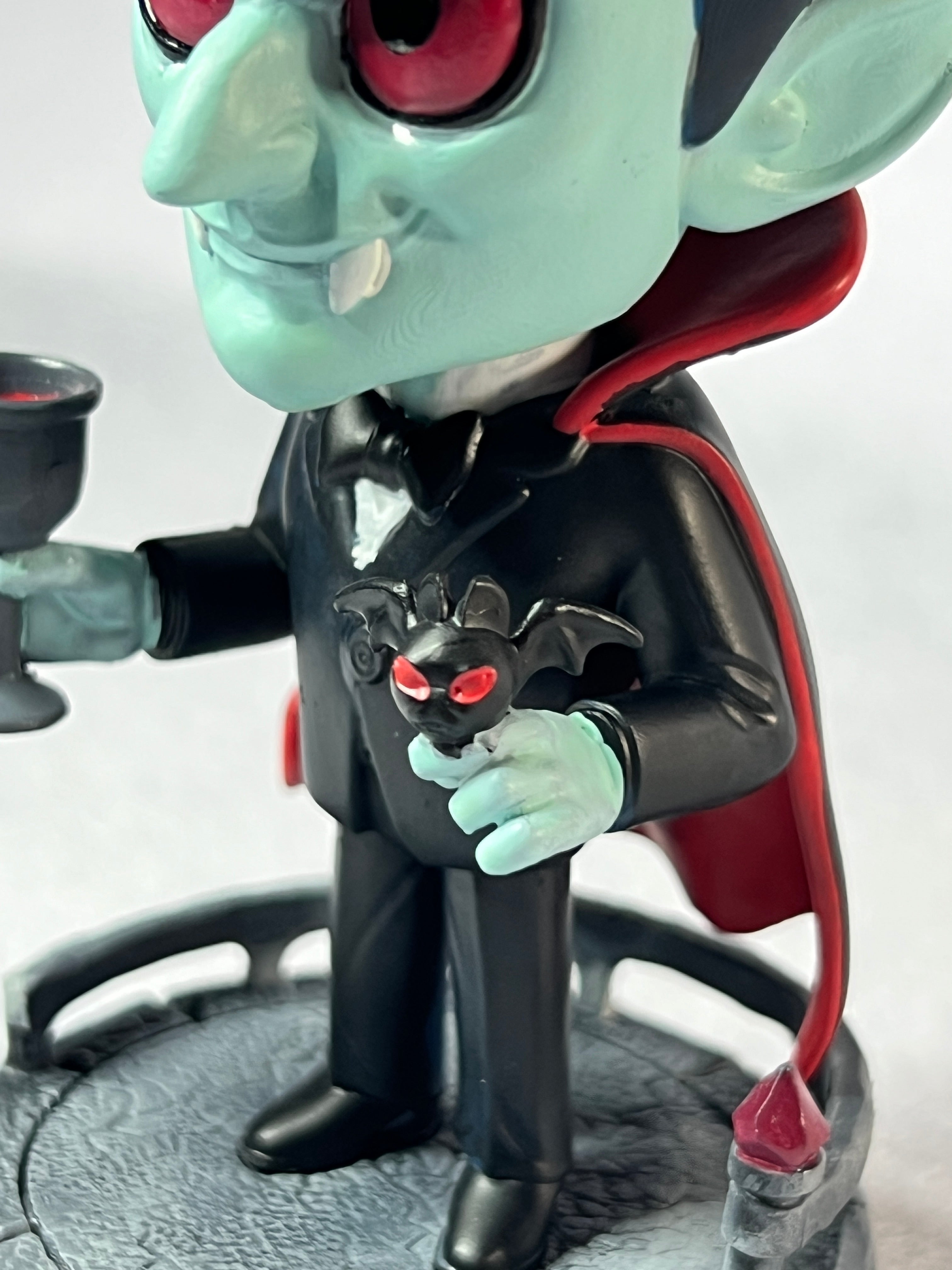 🦇 Count Nocturne – Halloween Vampire Bobblehead | Frozen Nebula 3D Collectible