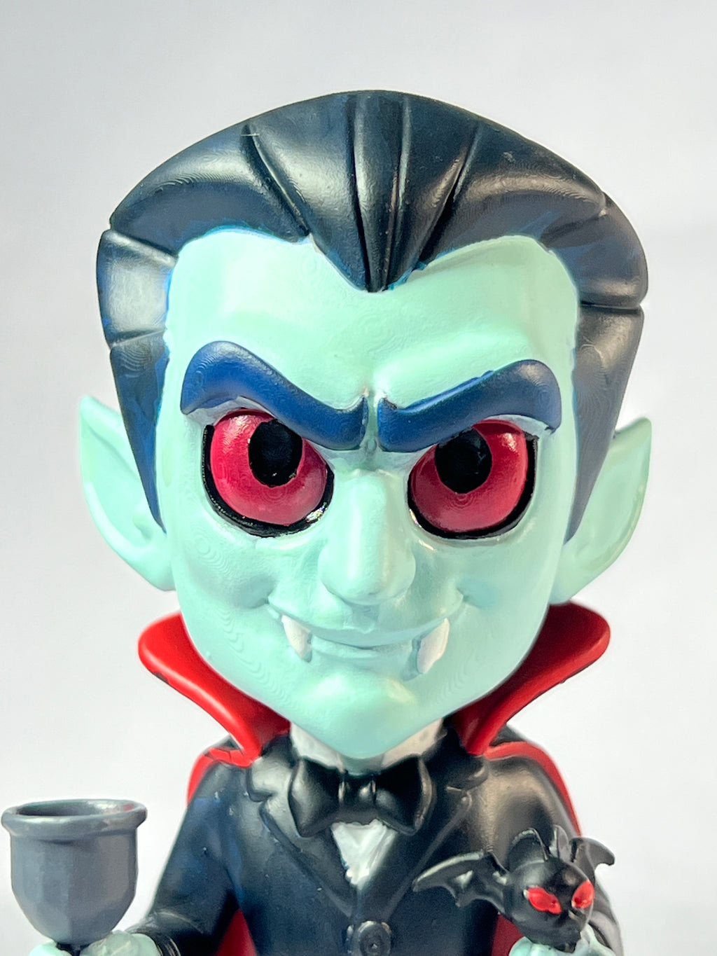 🦇 Count Nocturne – Halloween Vampire Bobblehead | Frozen Nebula 3D Collectible