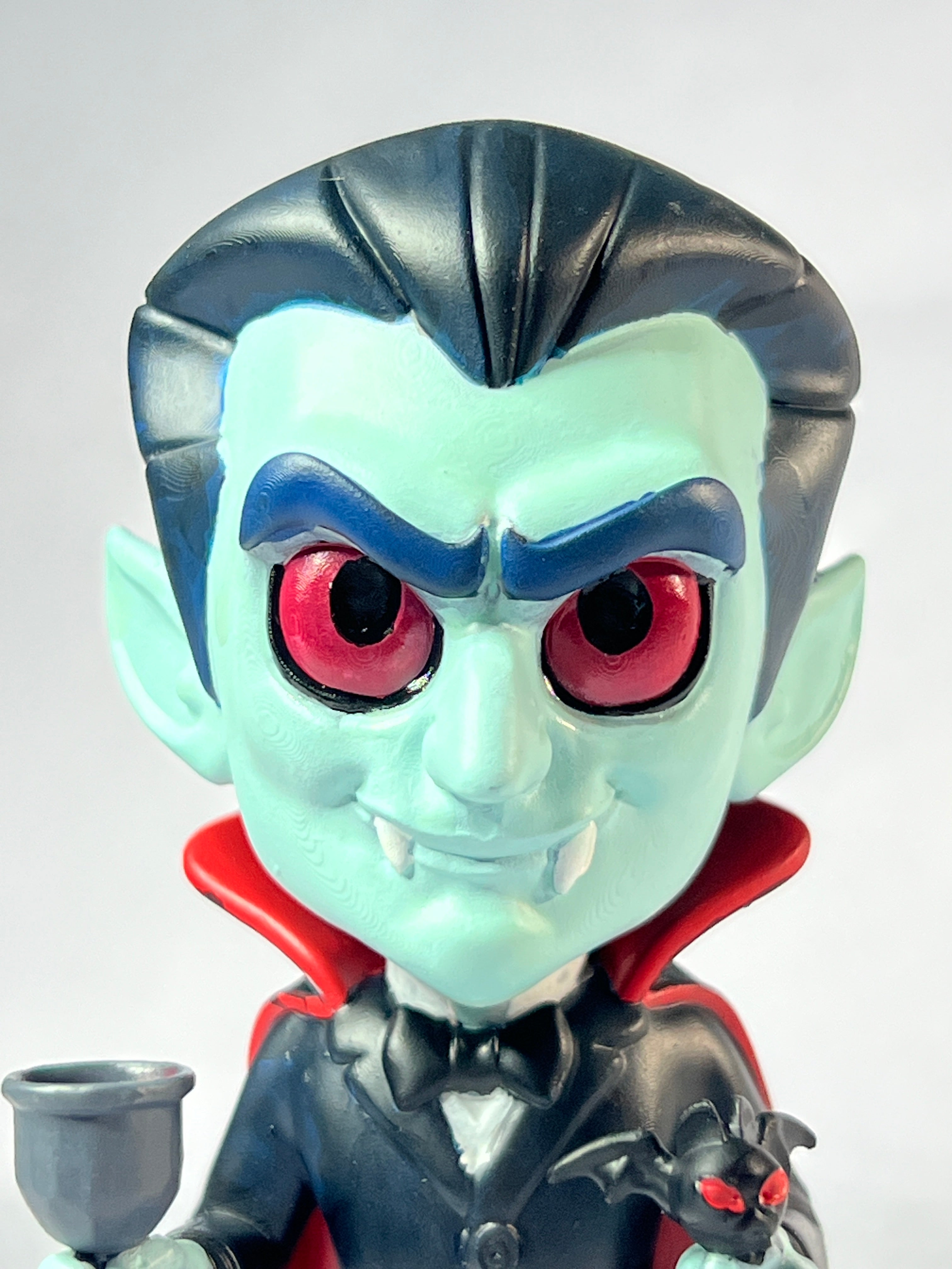 🦇 Count Nocturne – Halloween Vampire Bobblehead | Frozen Nebula 3D Collectible
