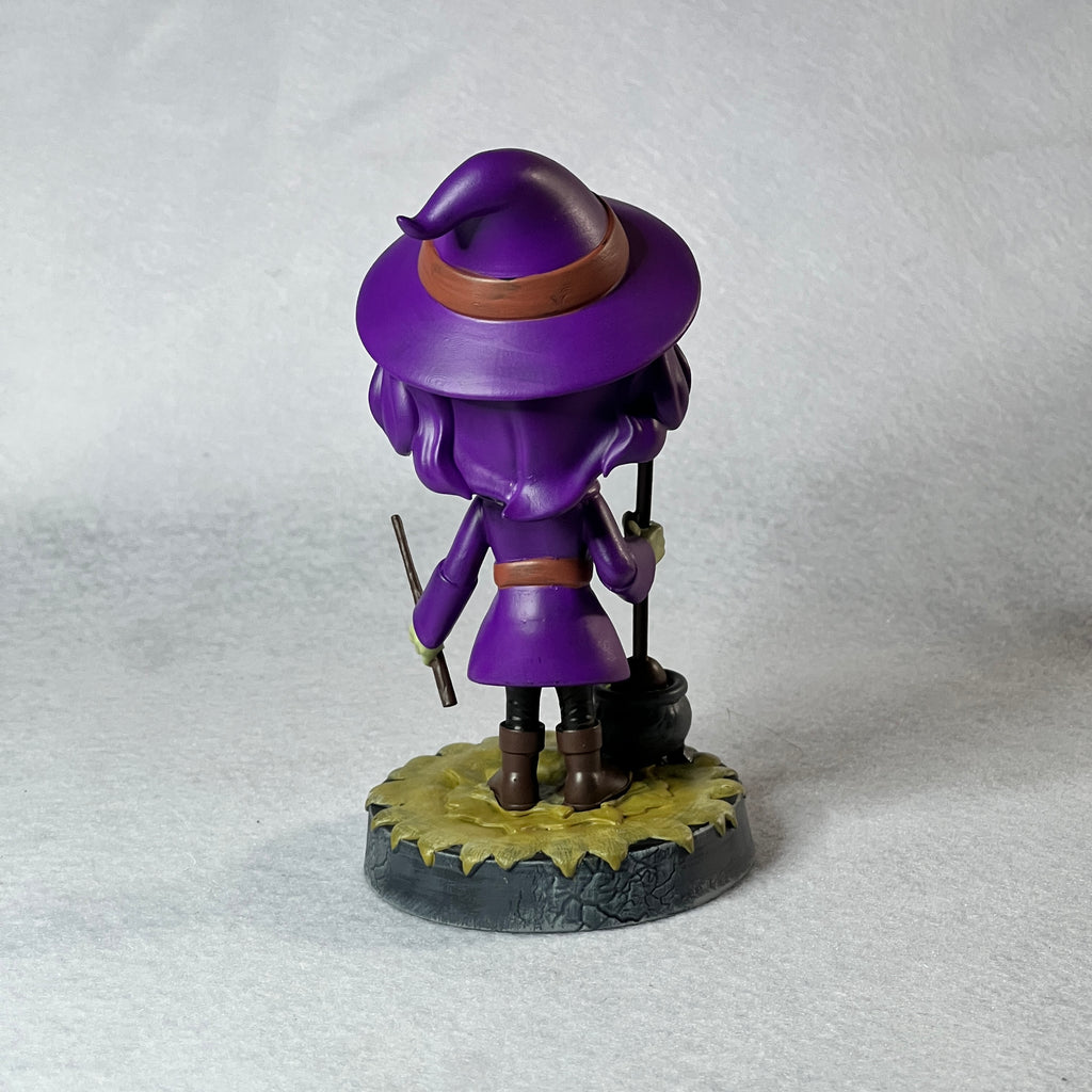 🧹 Hazel Hex – Halloween Witch Bobblehead | Frozen Nebula 3D Collectible