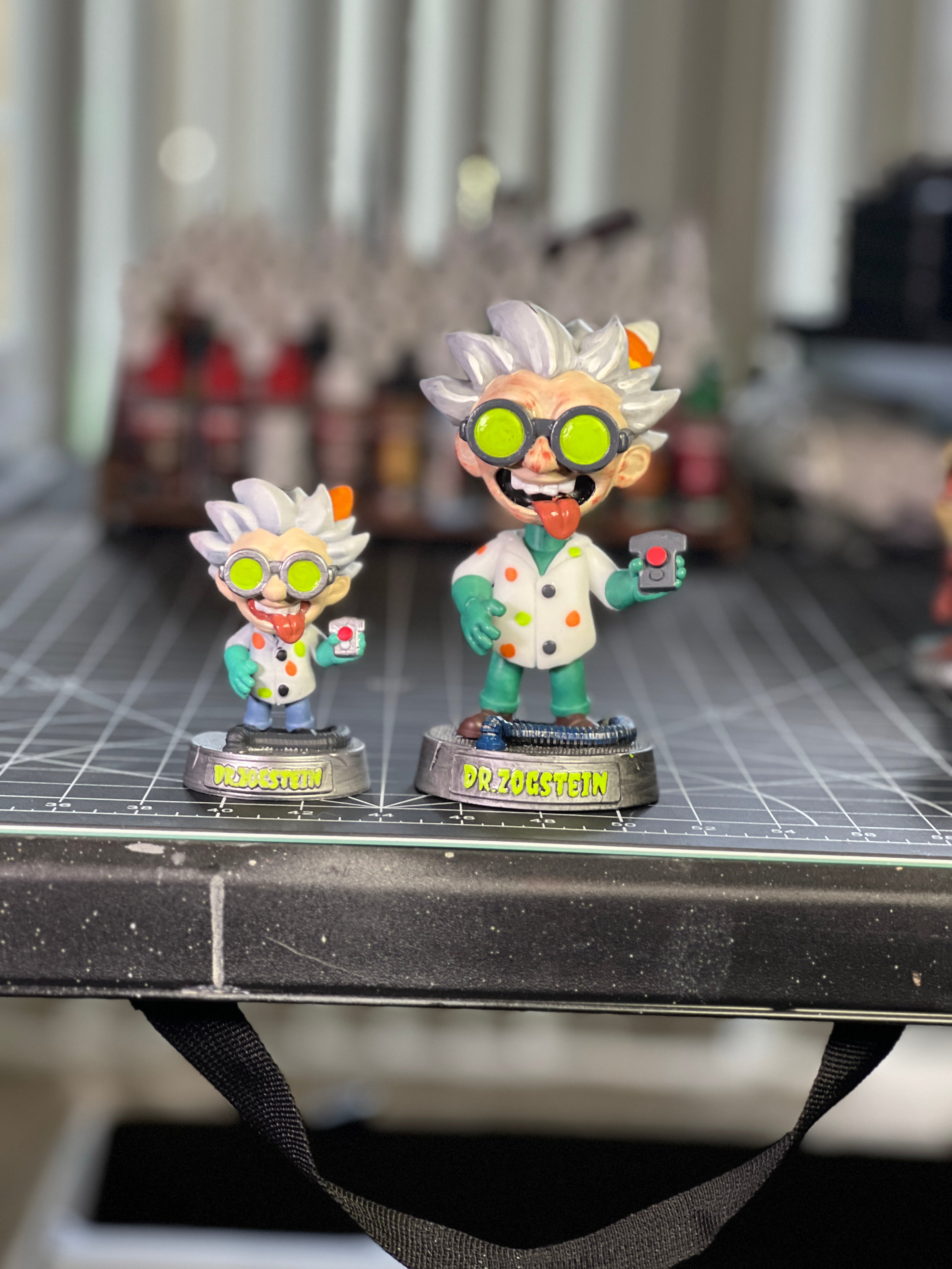 Dr. Dogstein - Hand Painted Figurine