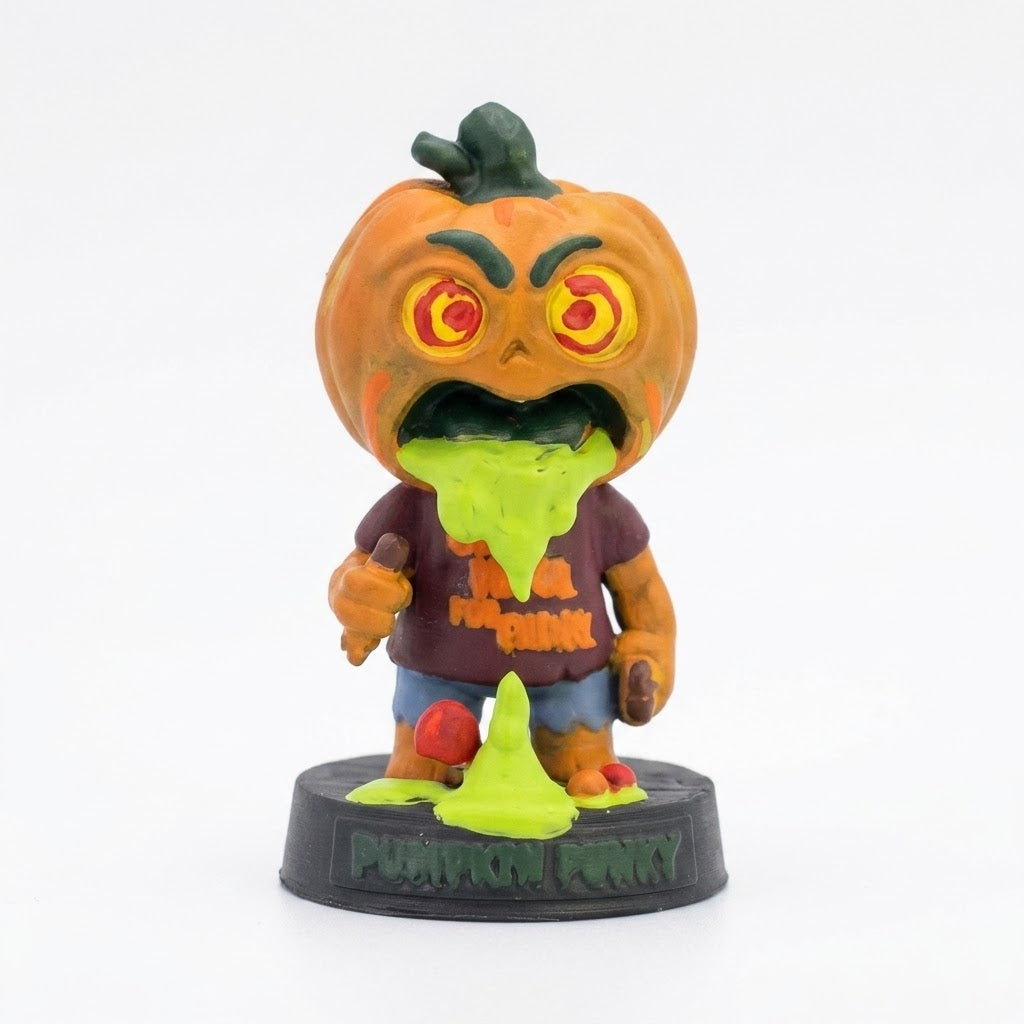 Pumpkin Pukey - Hand-Painted Resin Figurine