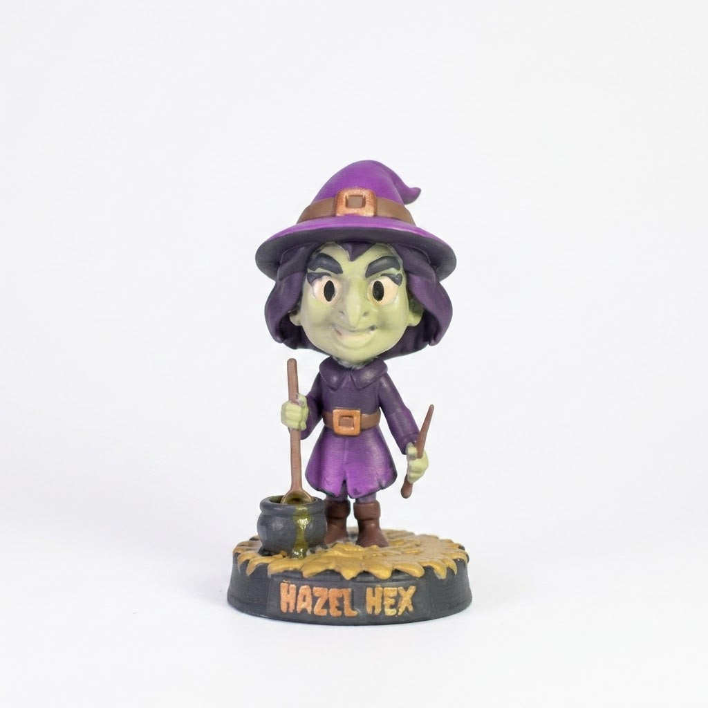Hazel Hex - Hand-Painted Resin Figurine