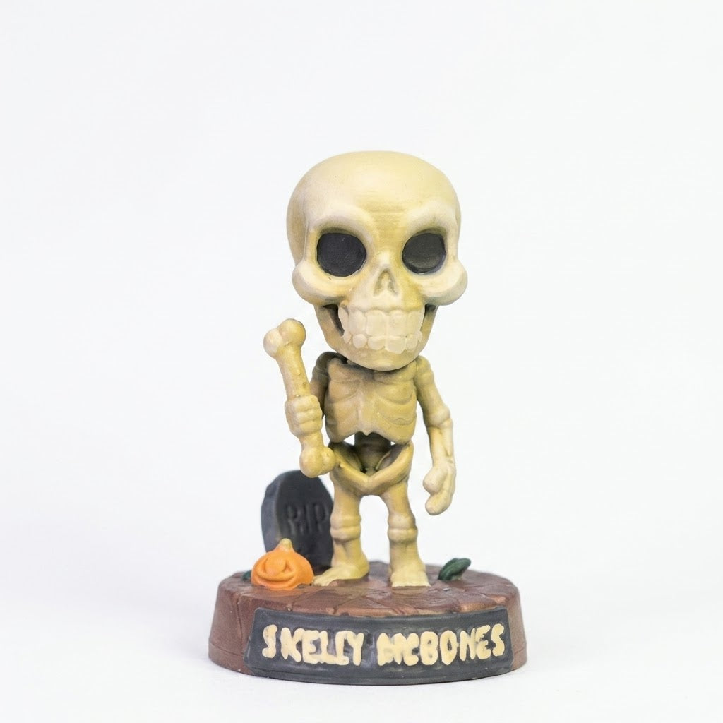 Skelly McBones - Hand-Painted Resin Figurine