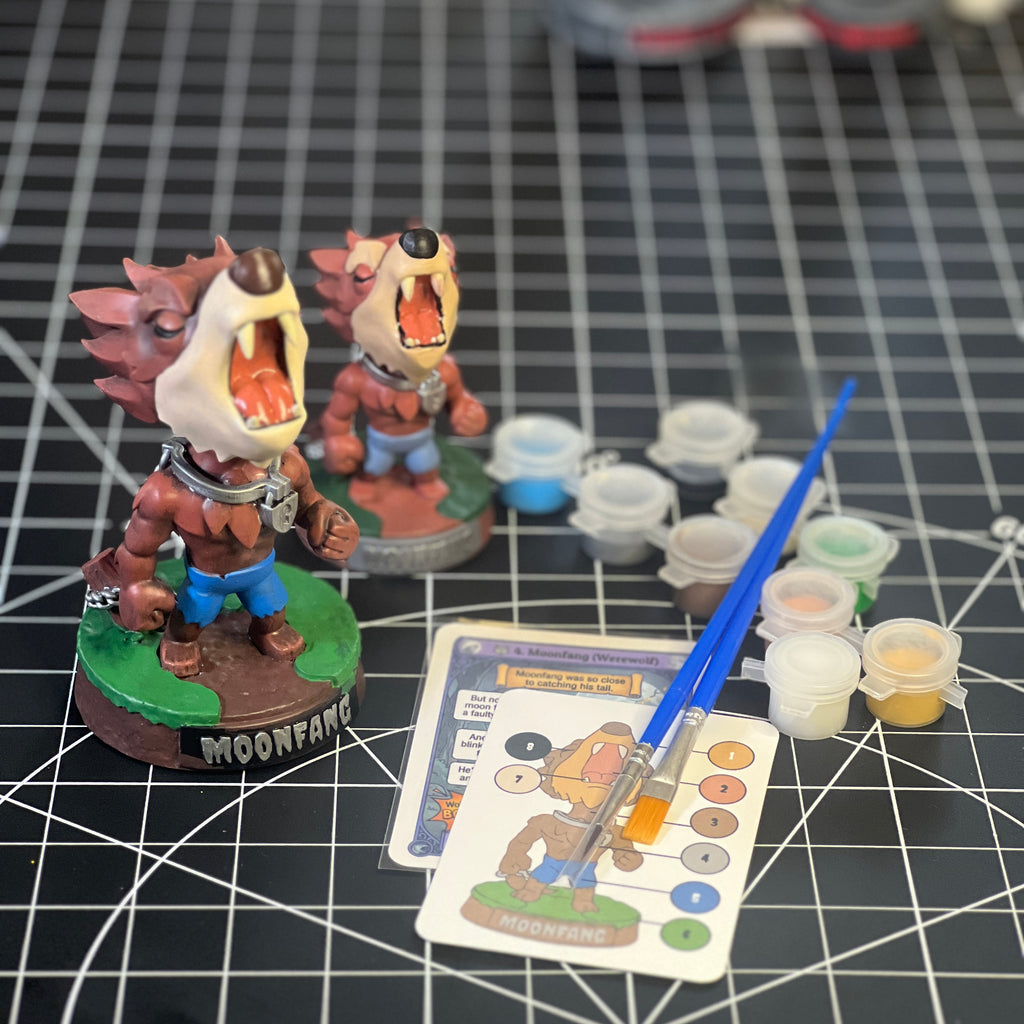 Paint your own Werewolf | Halloween party activity
