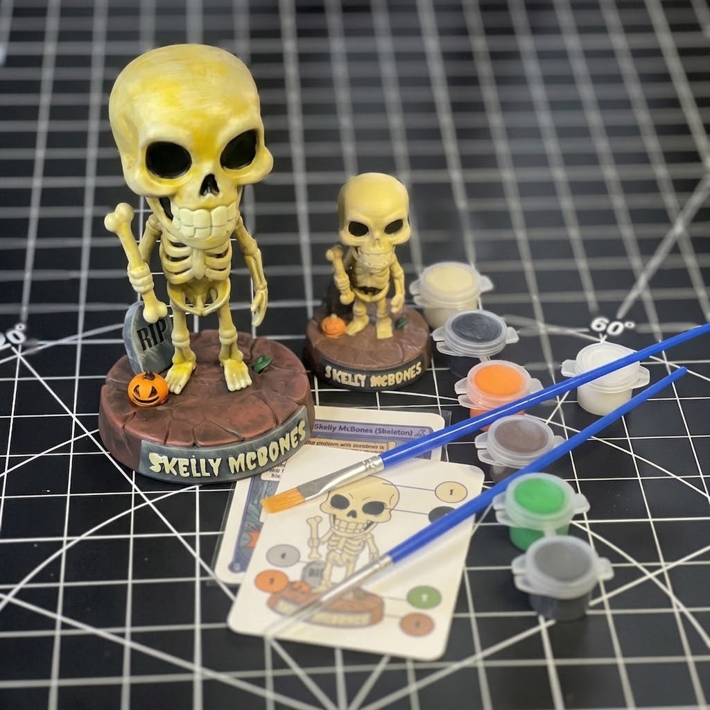 Paint your own Skeleton | Halloween party activity