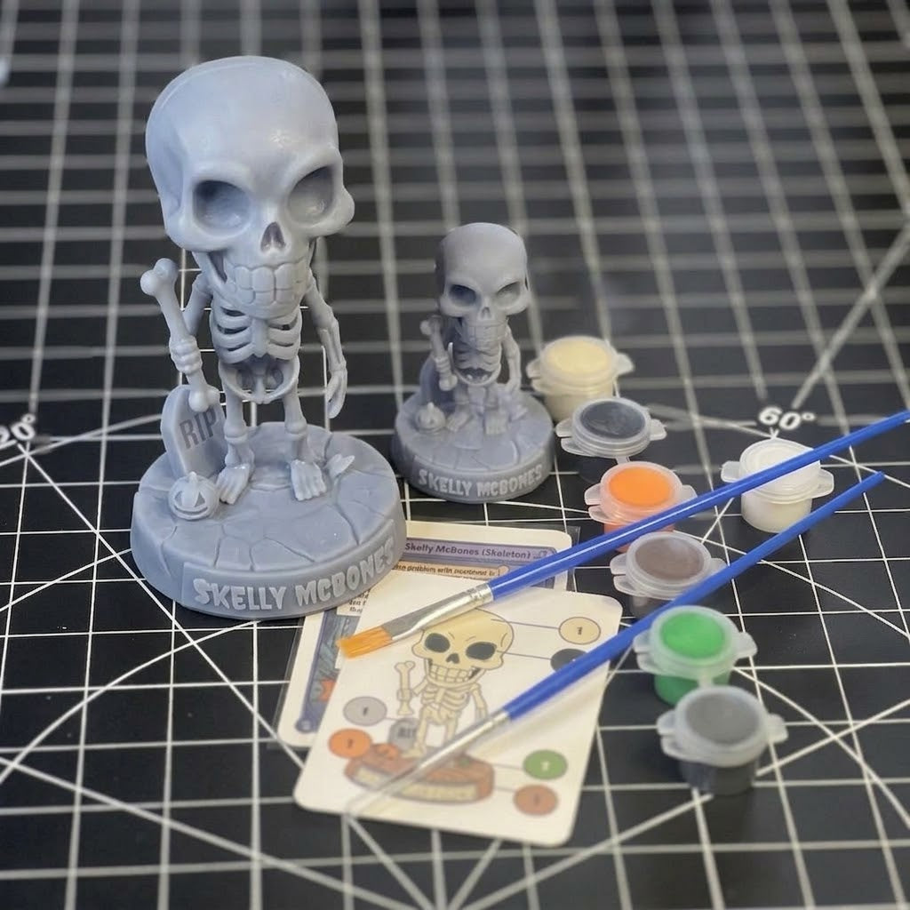 Paint your own Skeleton | Halloween party activity