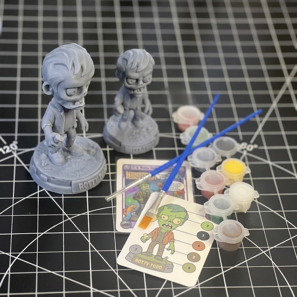 Paint your own Zombie | Halloween party activity