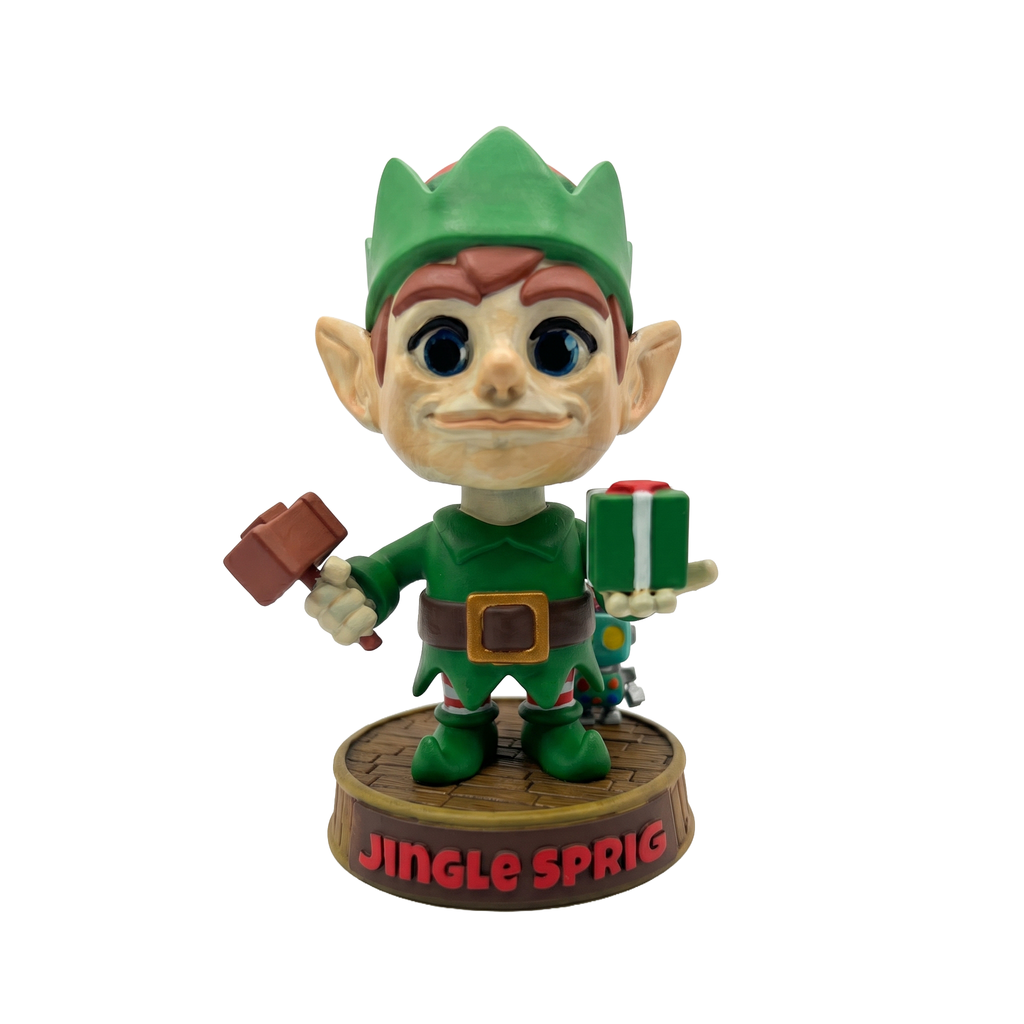 🧝 Jingle Sprig – Bobblehead