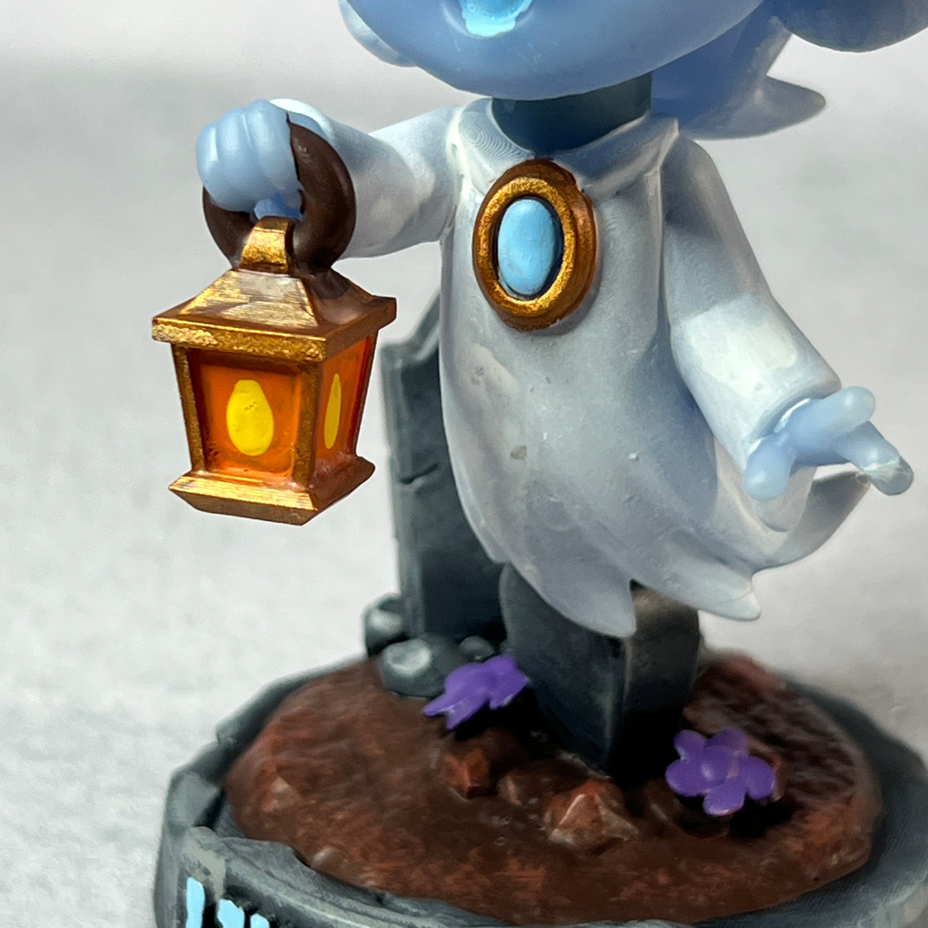 👻 Lily Linger – Ghost Halloween Bobblehead | Frozen Nebula 3D Collectible