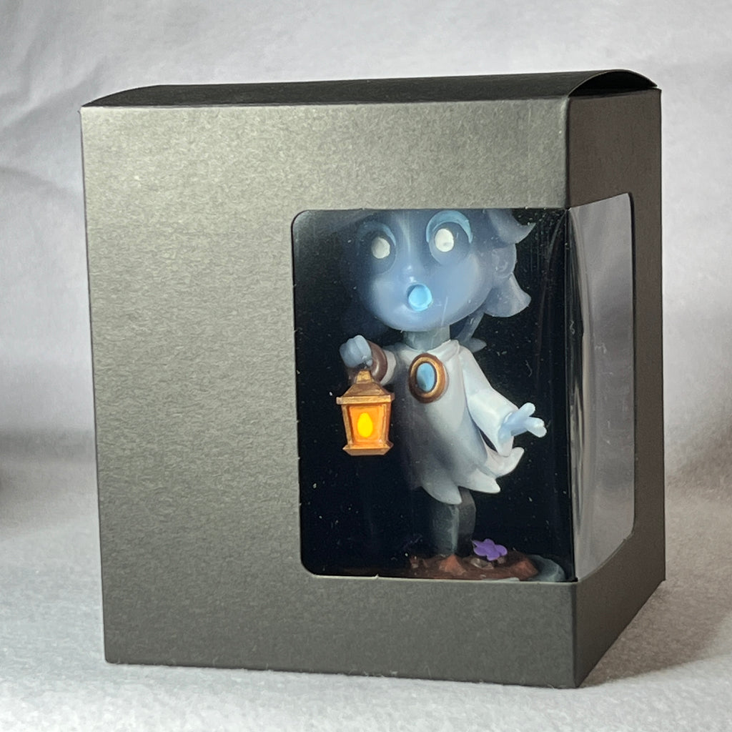 👻 Lily Linger – Ghost Halloween Bobblehead | Frozen Nebula 3D Collectible