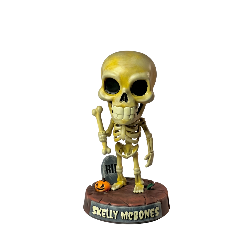 💀 Skelly McBones – Skeleton Halloween Bobblehead | Frozen Nebula 3D Collectible