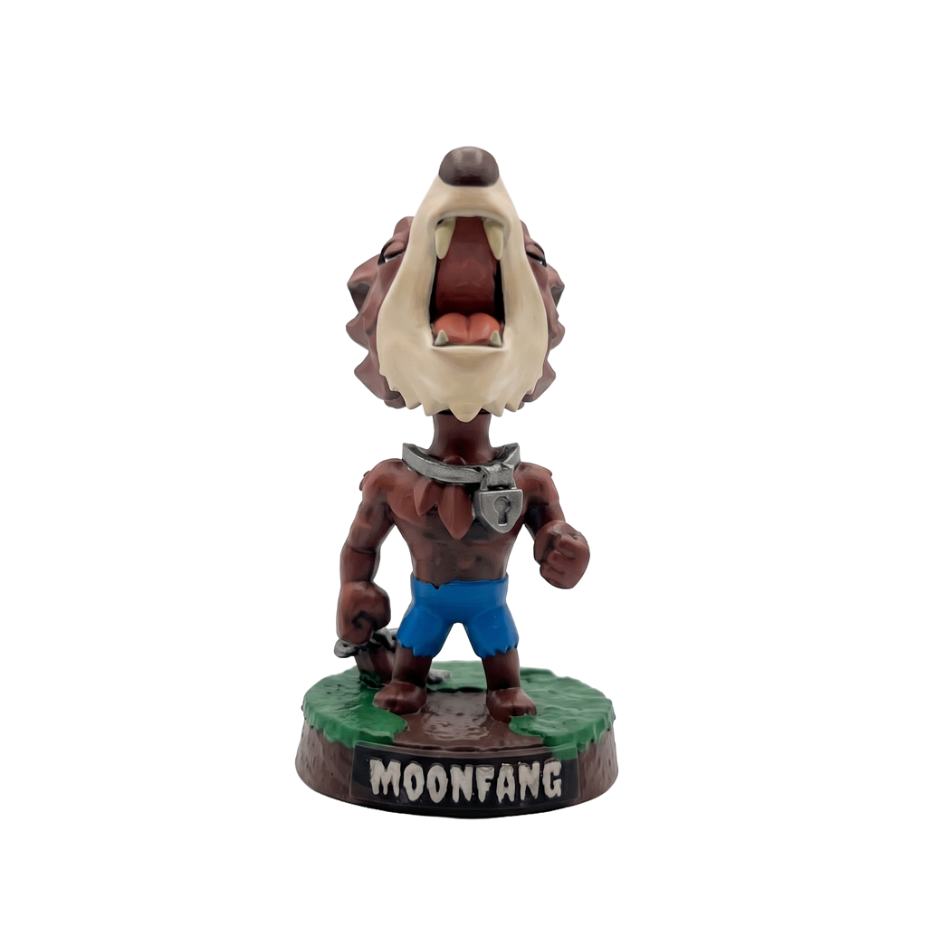 🌕 Moonfang – Werewolf Halloween Bobblehead | Frozen Nebula 3D Collectible