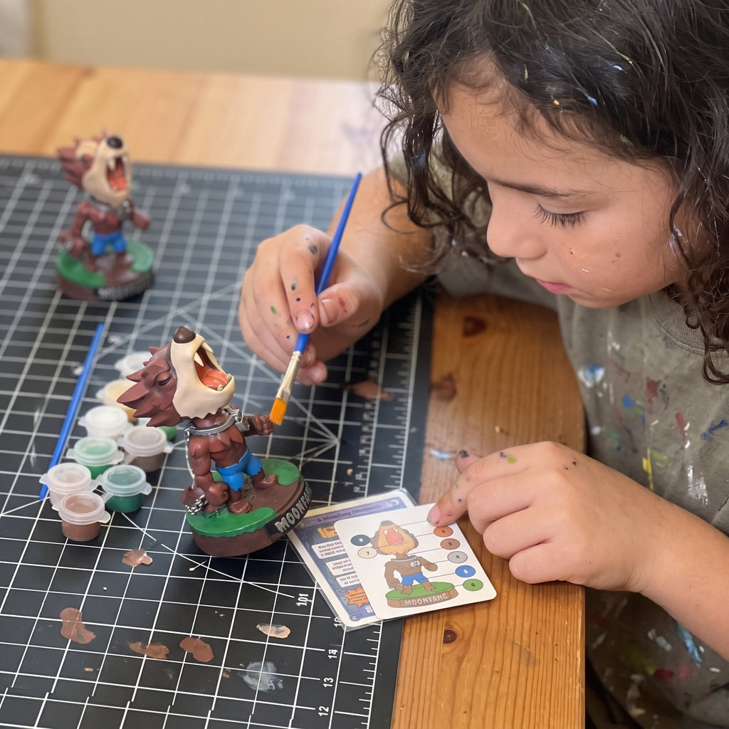 Paint your own Werewolf | Halloween party activity