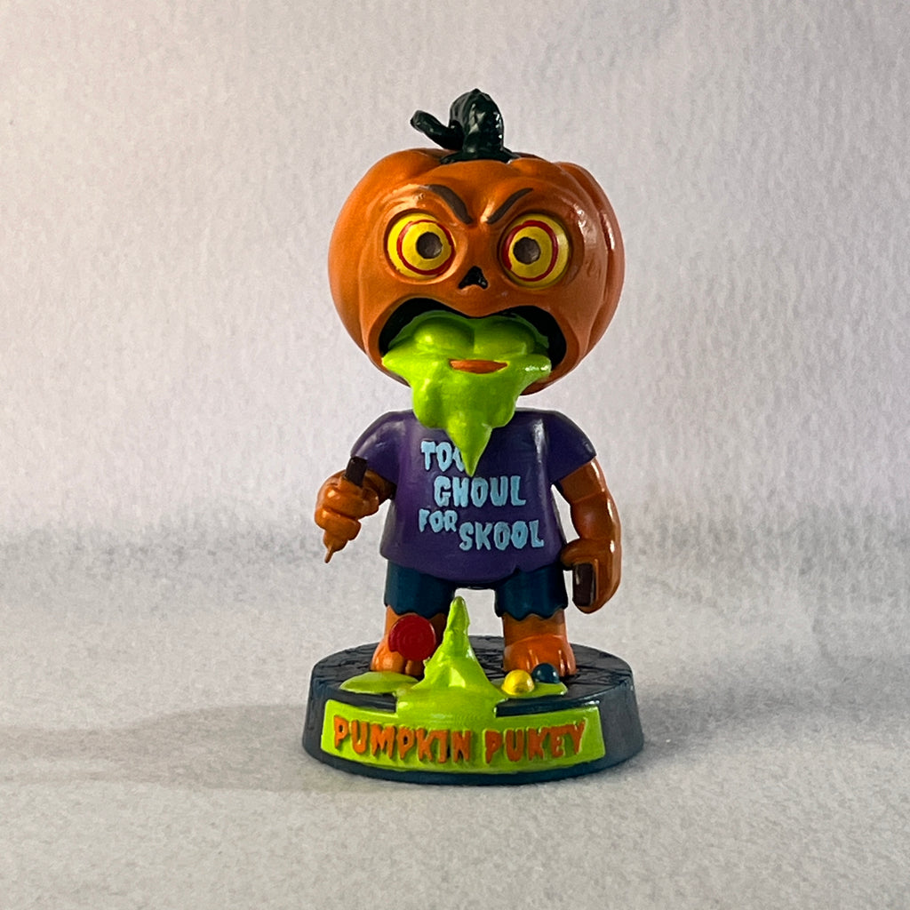 🎃 Pumpkin Pukey – Halloween Pumpkin Bobblehead | Frozen Nebula 3D Collectible