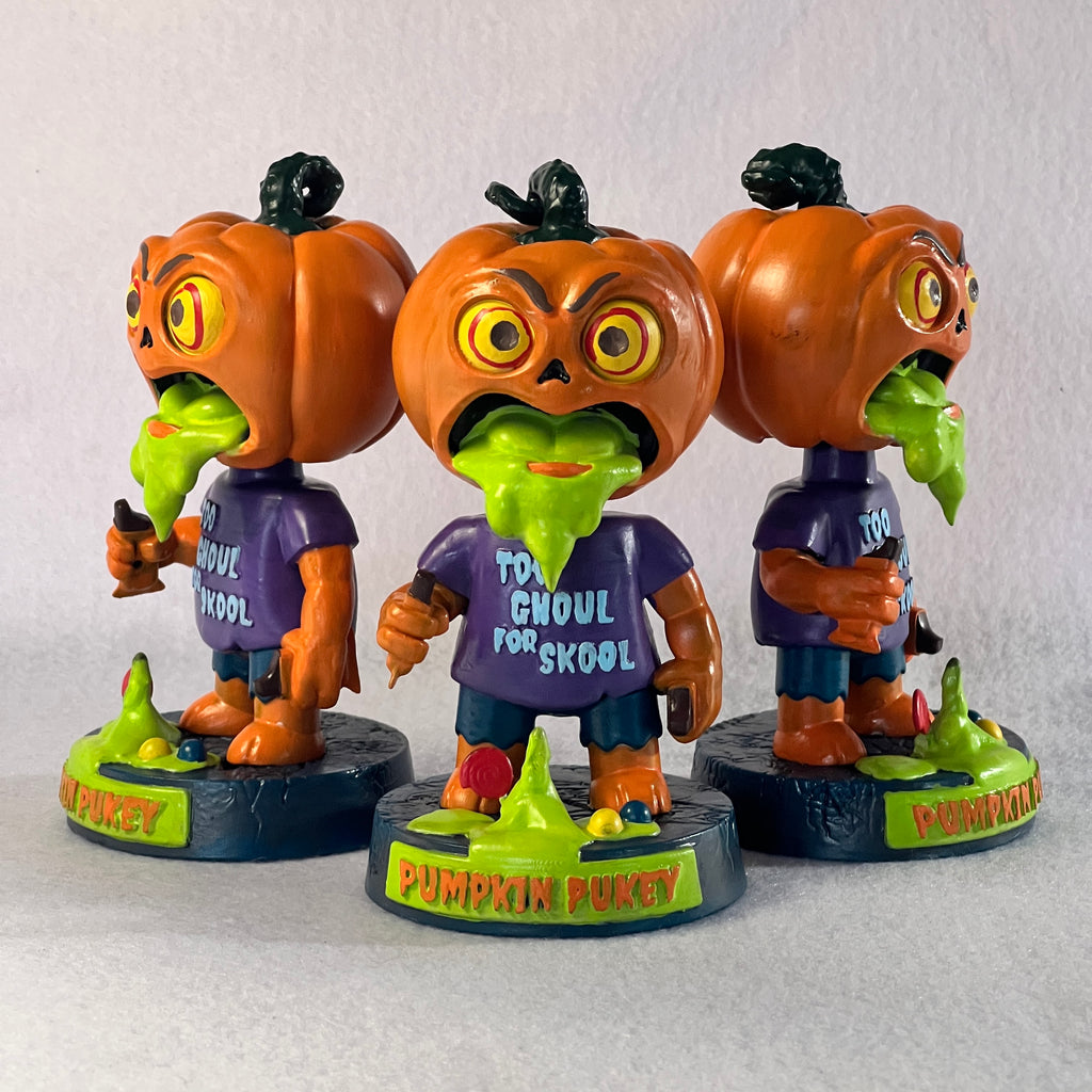 🎃 Pumpkin Pukey – Halloween Pumpkin Bobblehead | Frozen Nebula 3D Collectible