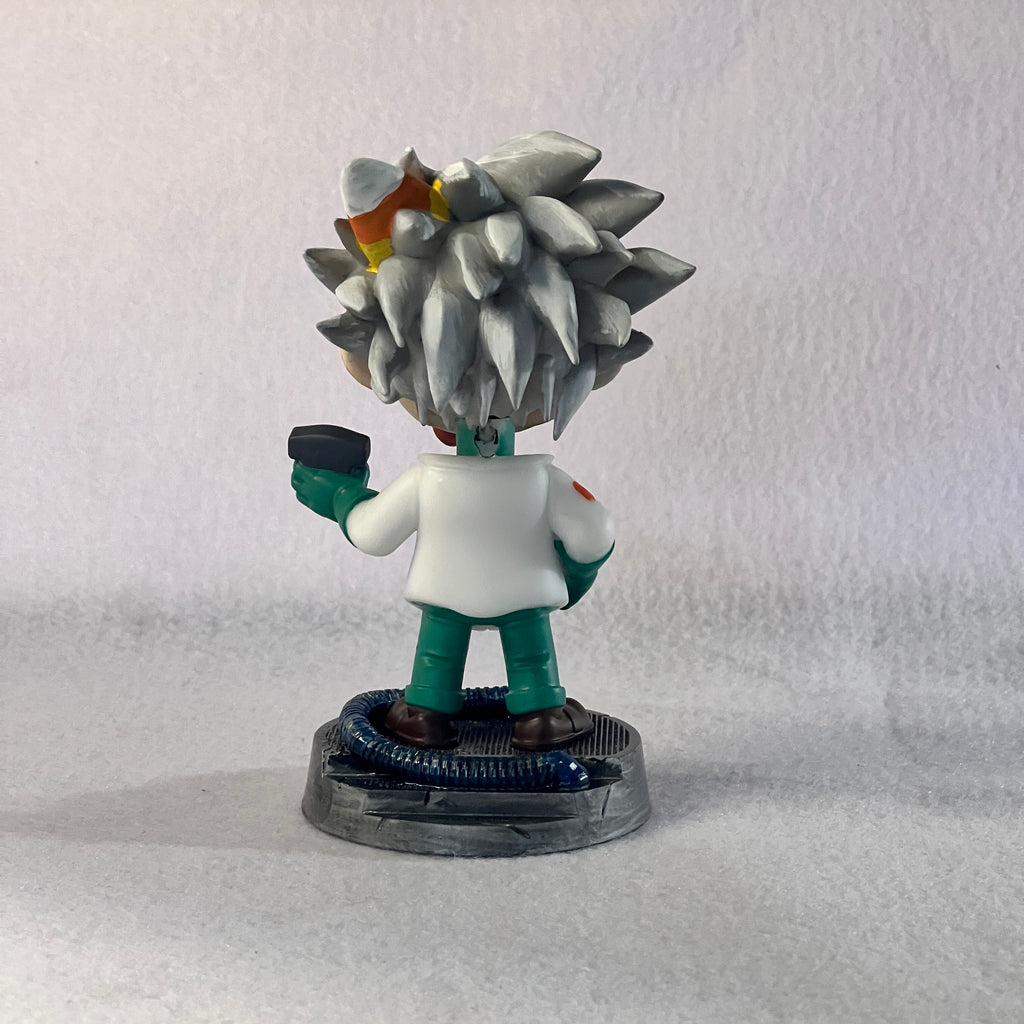 🧪 Dr. Zogstien – Mad Scientist Halloween Bobblehead | Frozen Nebula 3D Collectible