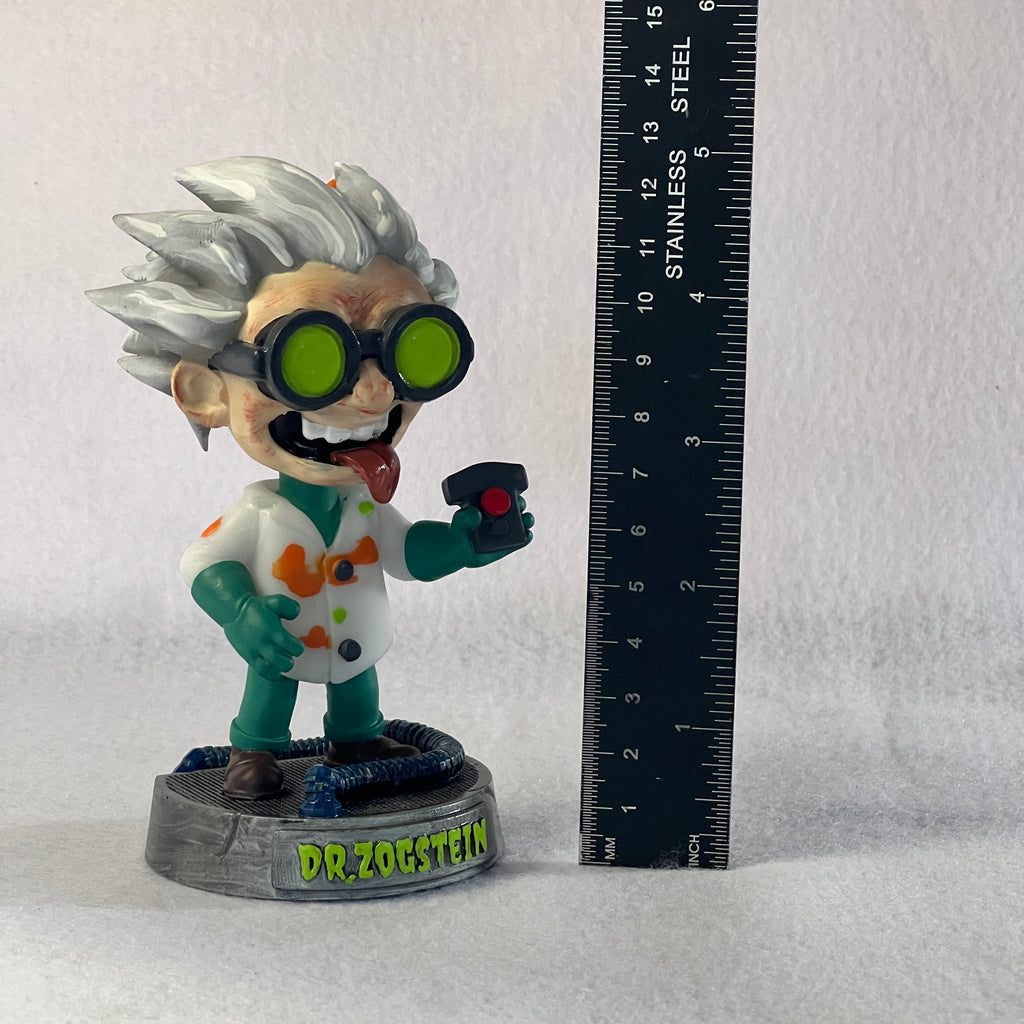 🧪 Dr. Zogstien – Mad Scientist Halloween Bobblehead | Frozen Nebula 3D Collectible