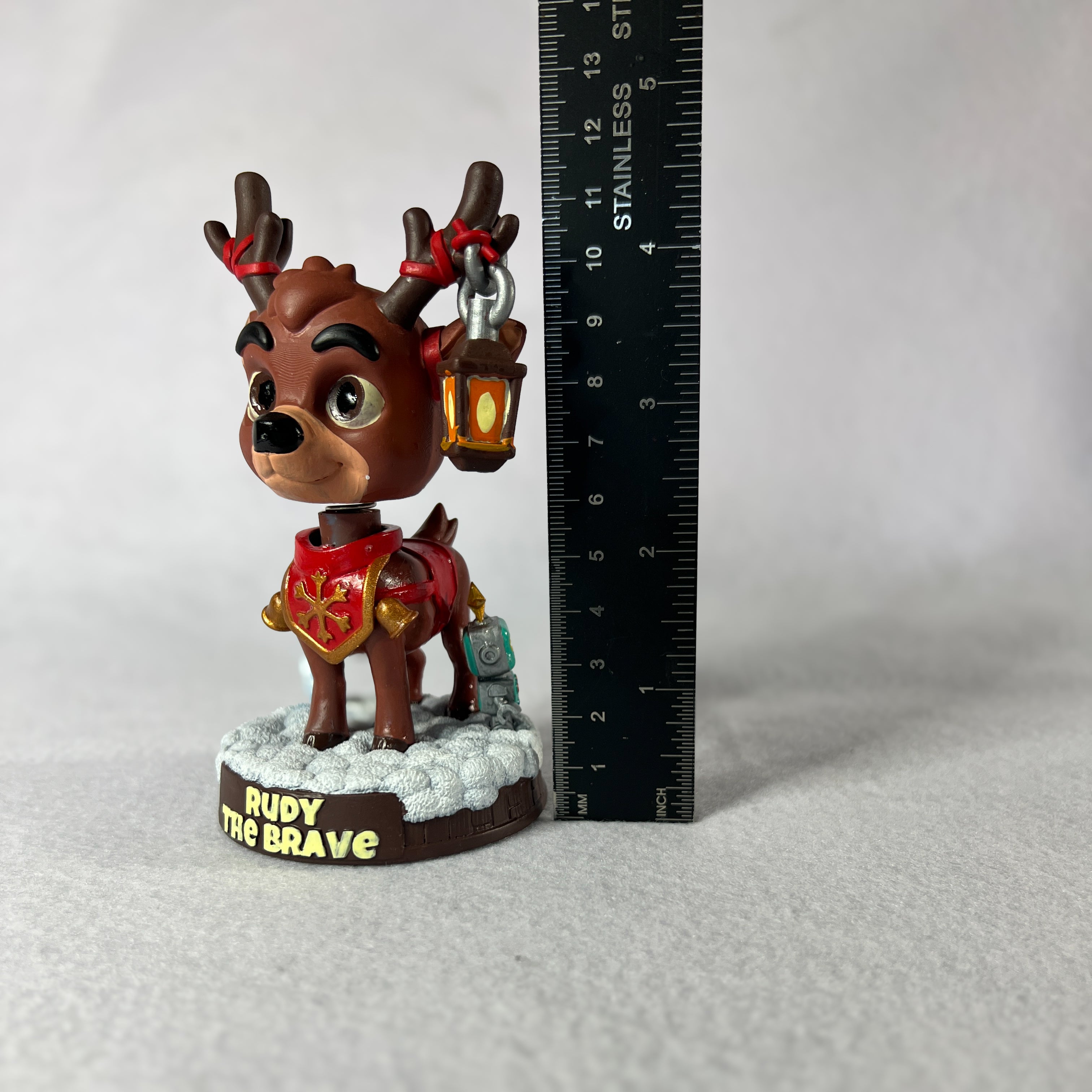 🦌 Rudy the Brave – Bobblehead