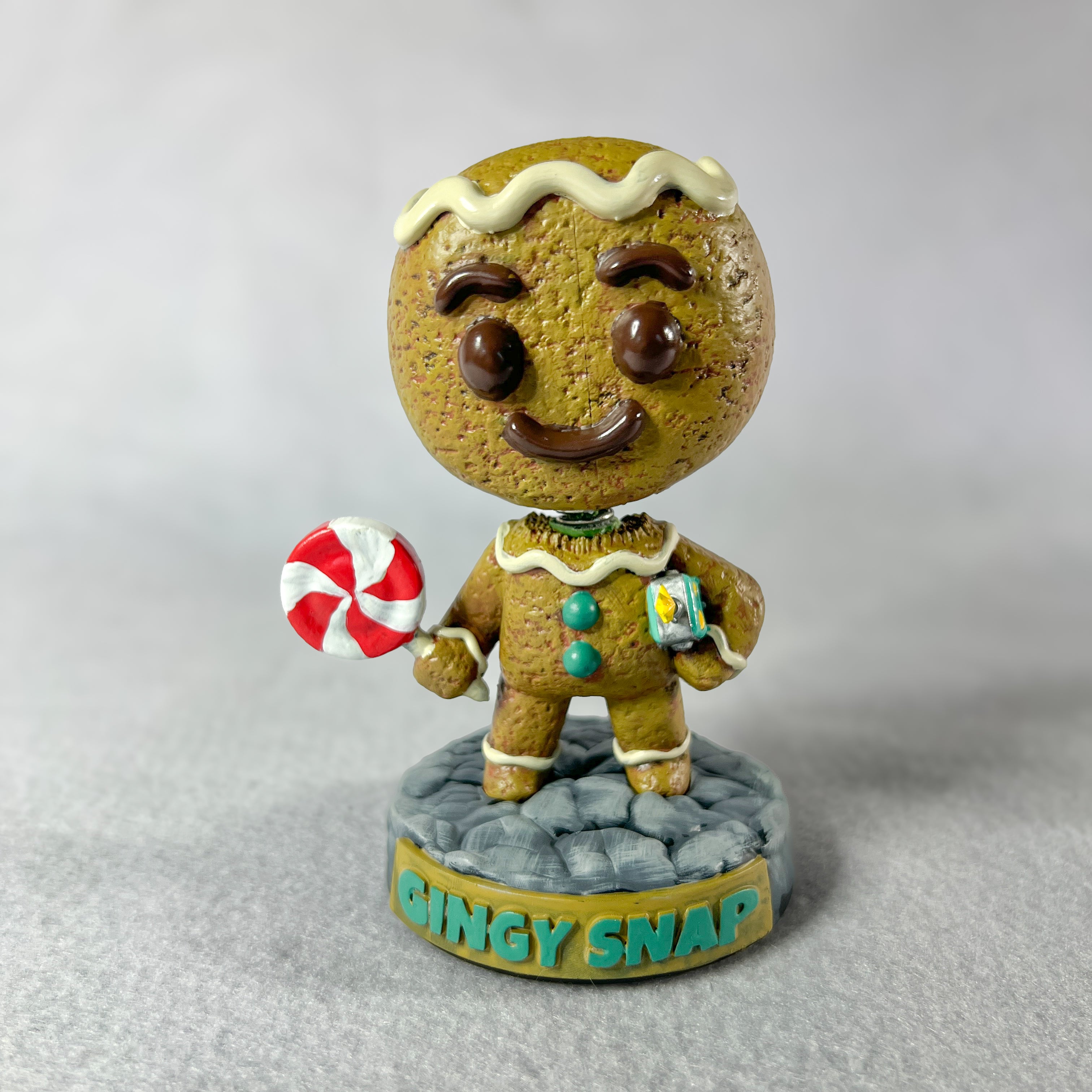 🍪 Gingy Snap – Bobblehead