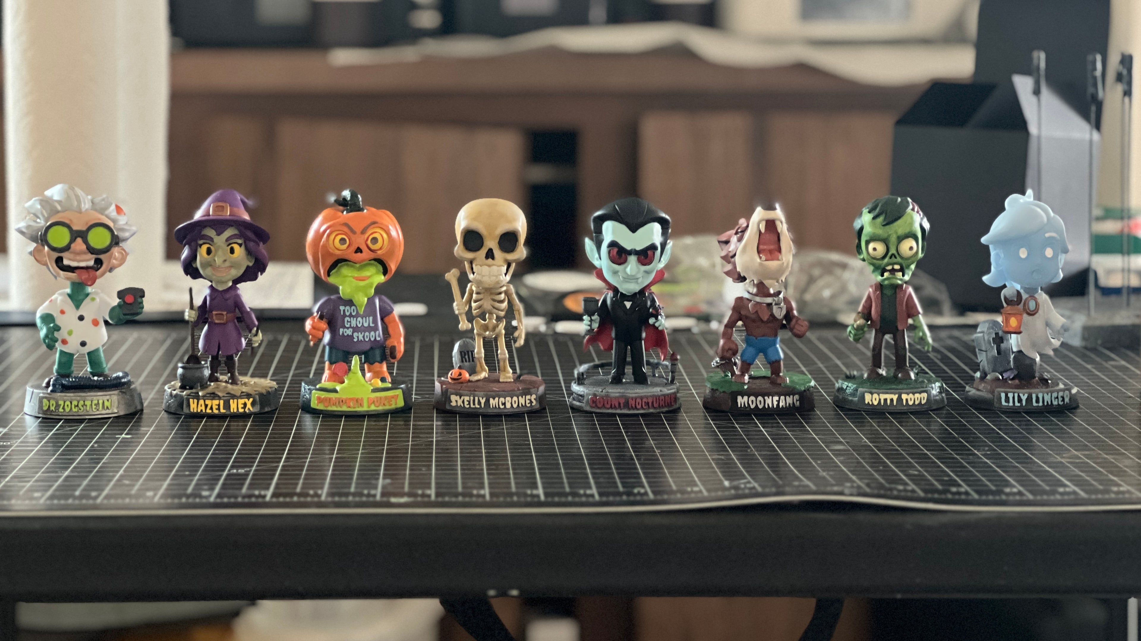 🎃 Pumpkin Pukey – Halloween Pumpkin Bobblehead | Frozen Nebula 3D Collectible