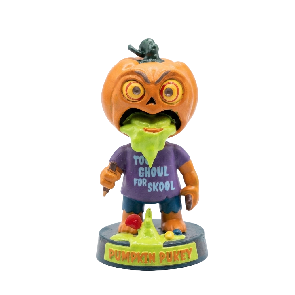 🎃 Pumpkin Pukey – Halloween Pumpkin Bobblehead | Frozen Nebula 3D Collectible
