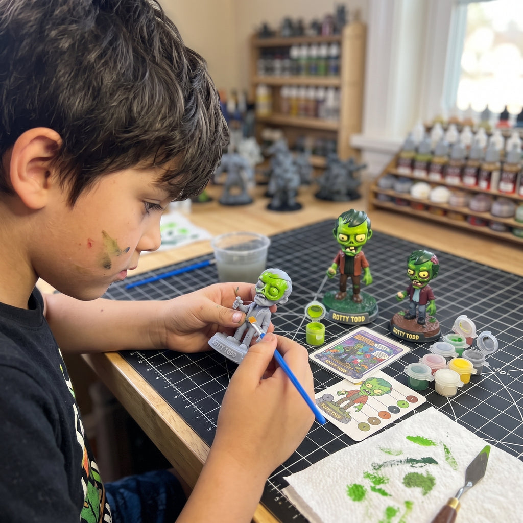 Paint your own Zombie | Halloween party activity