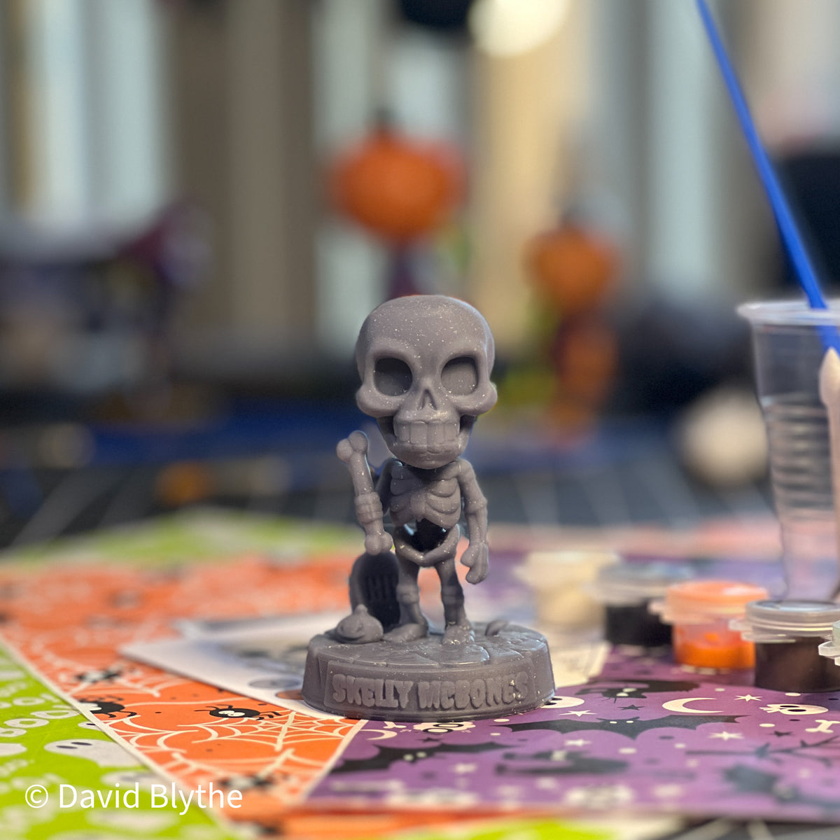 Paint your own Skeleton | Halloween party activity
