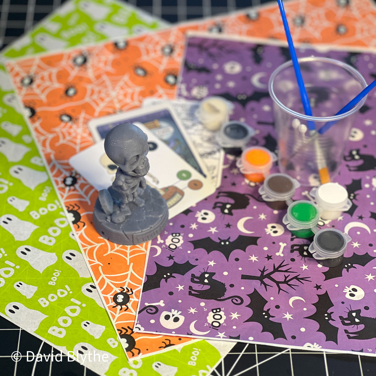 Paint your own Skeleton | Halloween party activity