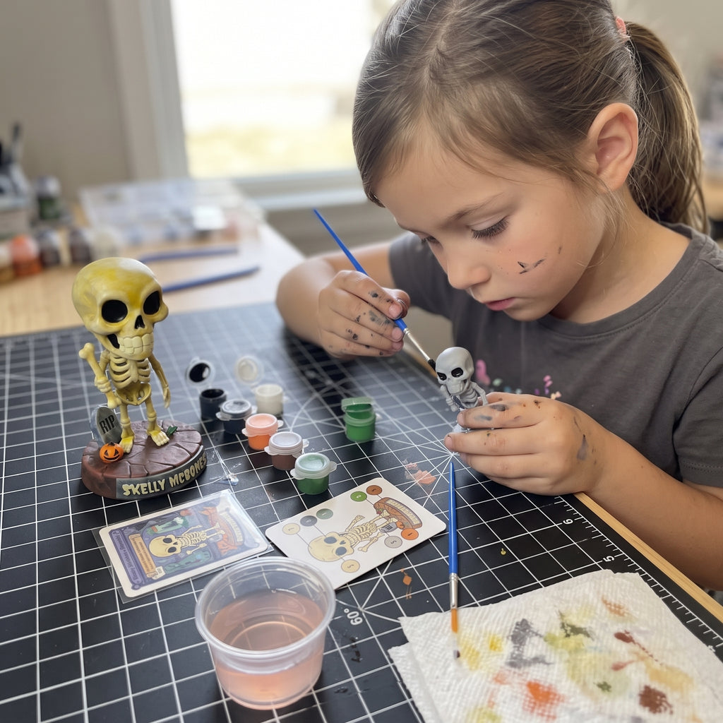 Paint your own Skeleton | Halloween party activity