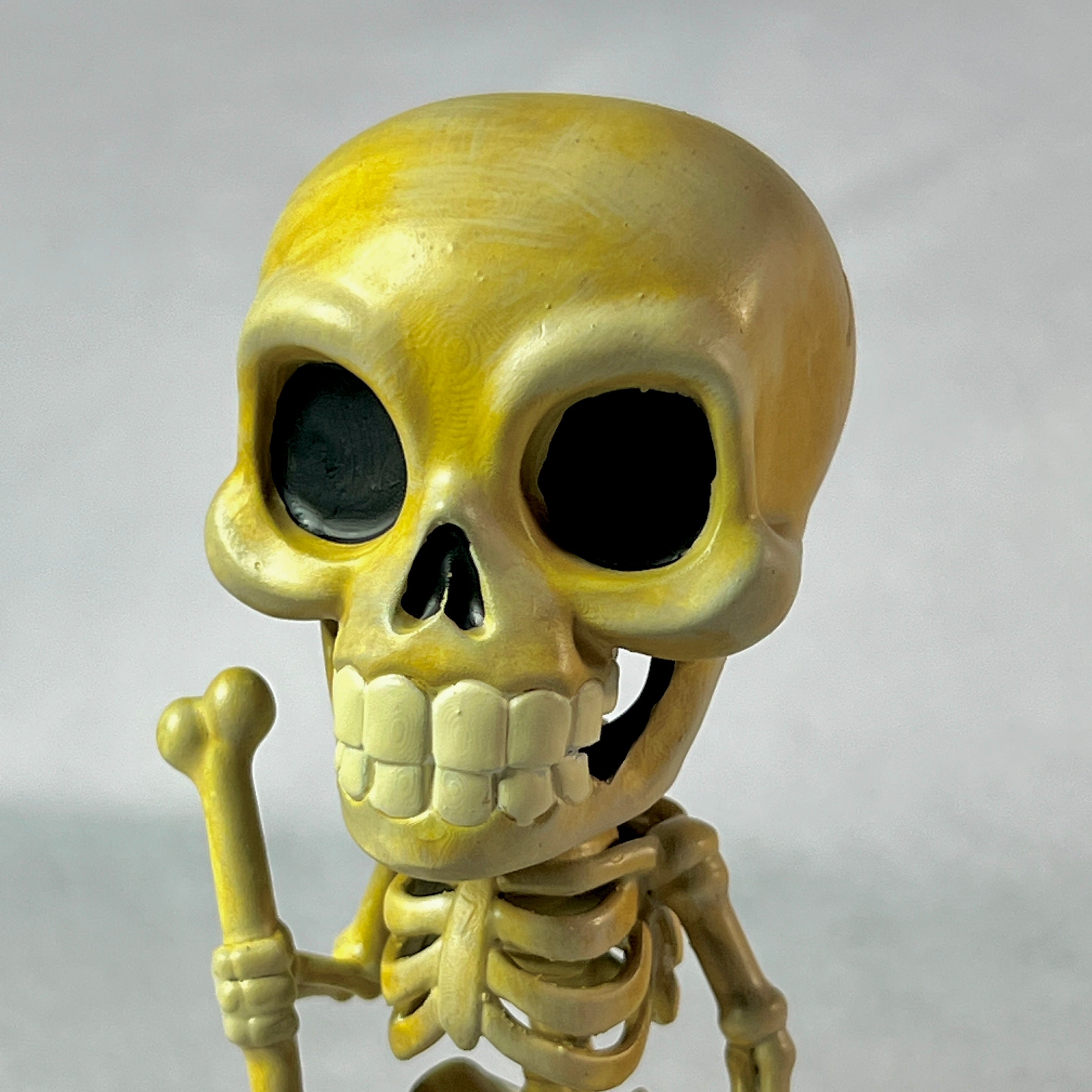 💀 Skelly McBones – Skeleton Halloween Bobblehead | Frozen Nebula 3D Collectible
