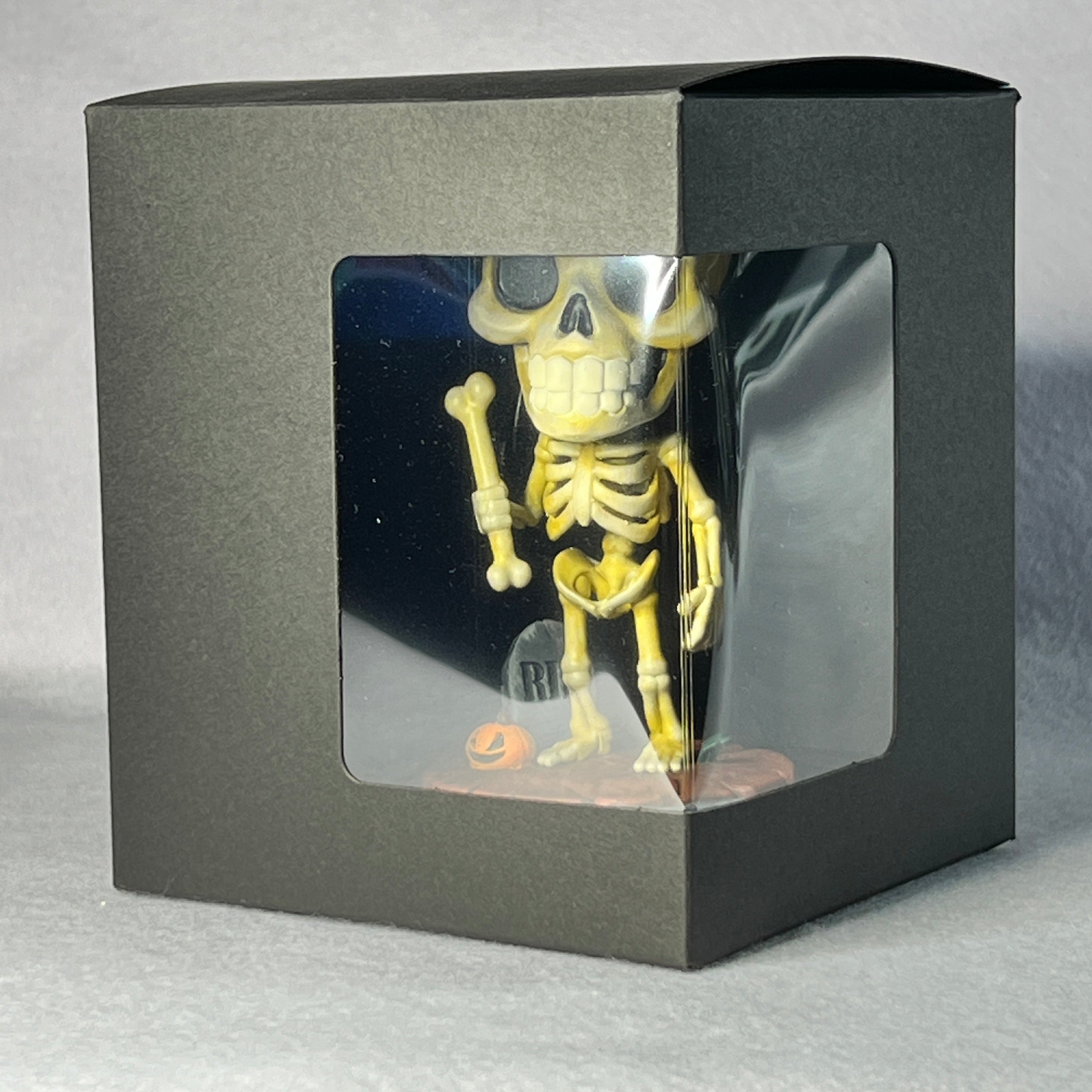 💀 Skelly McBones – Skeleton Halloween Bobblehead | Frozen Nebula 3D Collectible