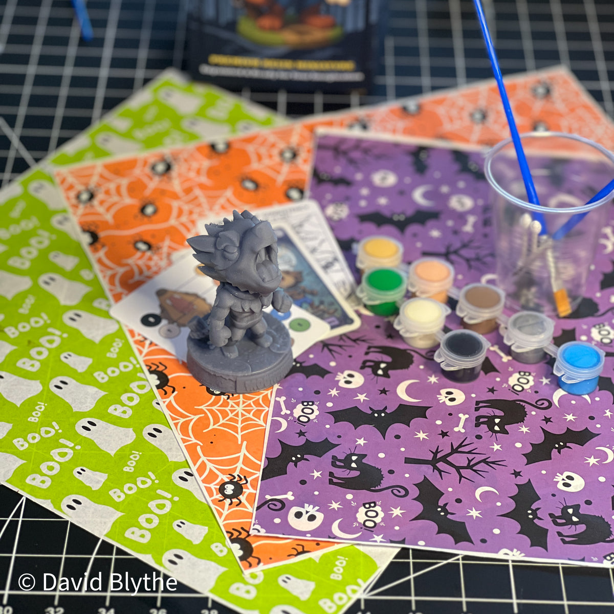 Paint your own Werewolf | Halloween party activity