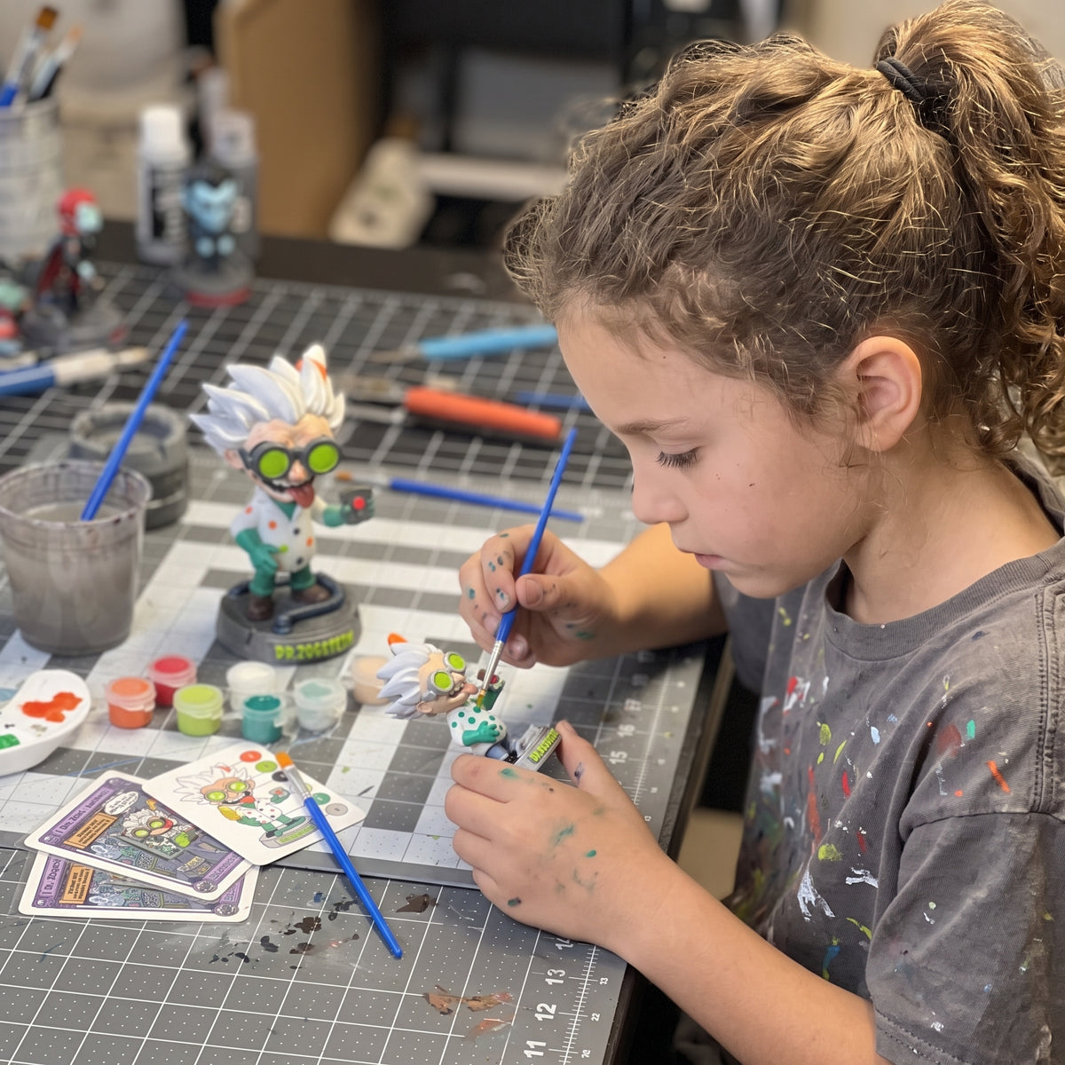 Paint your own Mad Doctor | Halloween party activity
