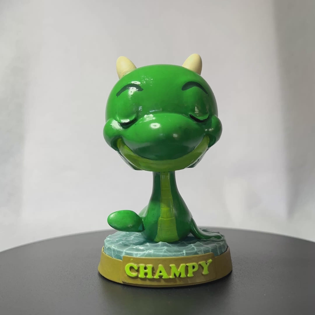 Champy – Cryptid Bobblehead Collectible | Frozen Nebula 3D