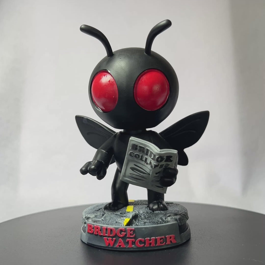 Bridge Watcher – Cryptid Bobblehead Collectible | Frozen Nebula 3D
